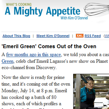 The Washington Post – A Mighty Appetite Column