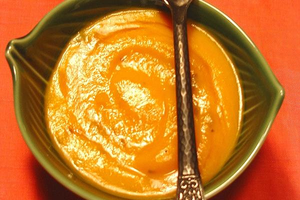 Carrot Ginger Soup w/Tarragon & My B-Day!