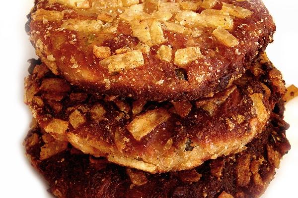 Shoestring Potato Crusted Spicy Albacore Cakes Bring About A "New Day"