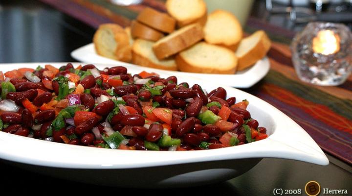 Simple Red (Kidney) Bean Salad