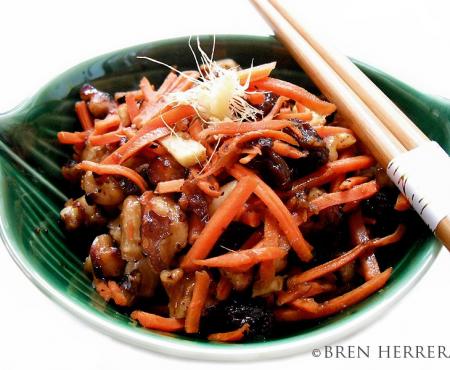 Carrot & Roasted Walnut W/Ginger Salad + Winner of Science of Good Food!