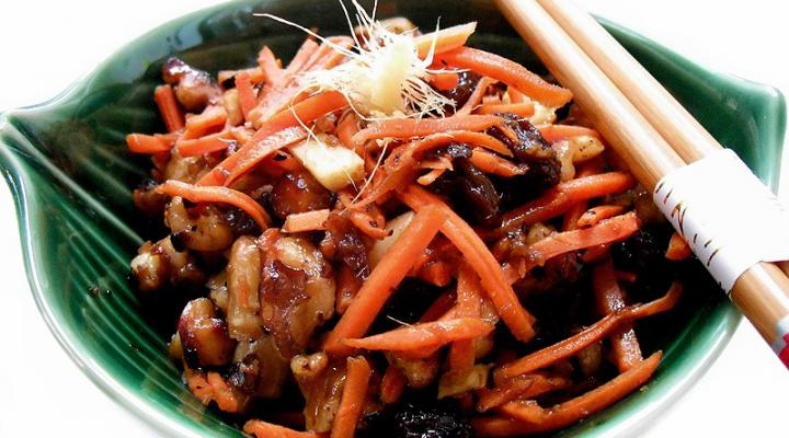 Carrot & Roasted Walnut W/Ginger Salad + Winner of Science of Good Food!