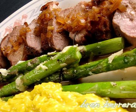 Pomegranate Duck Breast & An Argument Over Risotto