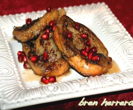 Mango Pom Juice & Coconut Brioche French Toast for Thanksgiving Breakfast & Giveaway!