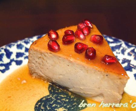 Pomegranate & Grand Marnier Flan Good Enough To Smack Yo Momma!