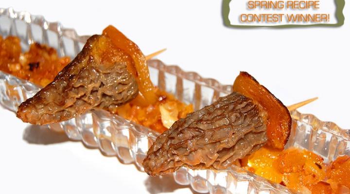 Sun-dried Apricots & Garlic Stuffed Morels–Working With This Mushroom