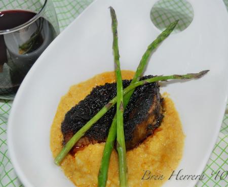 Ancho Chile & Cilantro Short Rib with Sweet Corn Purée