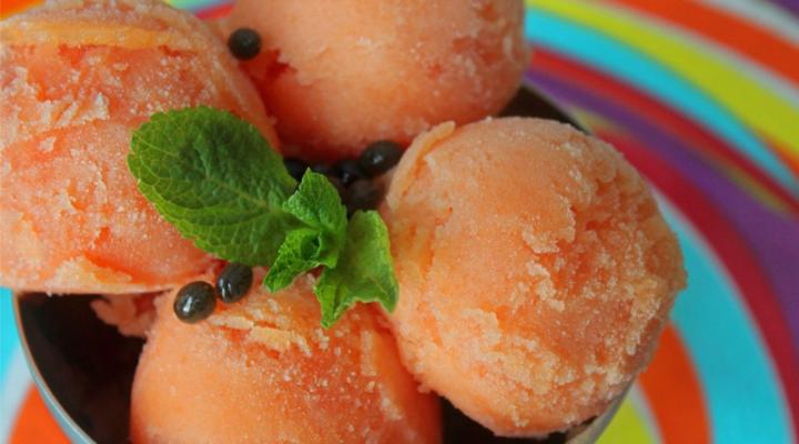 "Viva Vegan!" Cookbook Review: Papaya-Lime Sorbet (Guest Post)