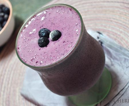 Blueberry Obsession. So, A Smoothie of Sorts.