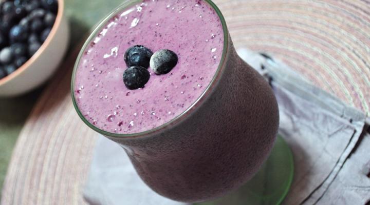 Blueberry Obsession. So, A Smoothie of Sorts.