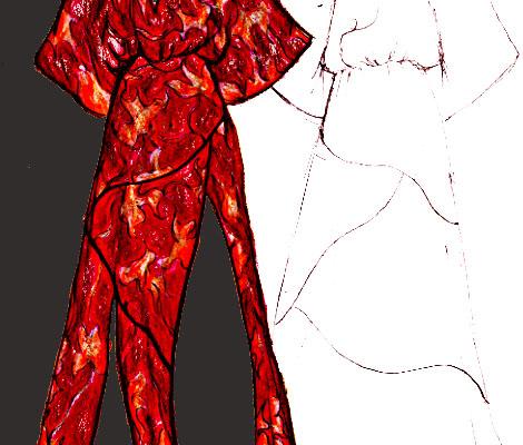 A Red Dress That Never Was.