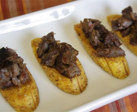 {All Around Latin America} Steak & Plantain Crostini in Celebration of Hispanic Heritage Month
