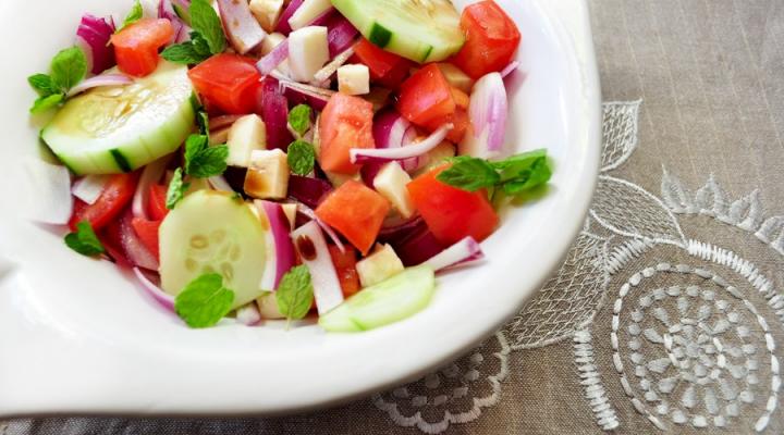 Losing Weight Can Look Like This. An Easy Breezy Salad With Fig & Lavender Vinegars