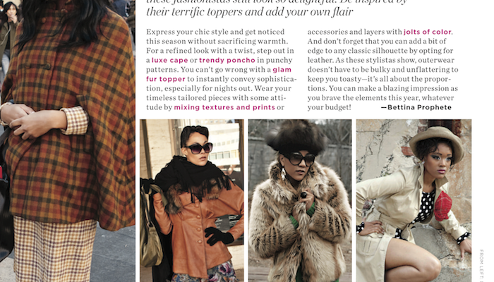 Essence Magazine and Fabulous Fur Toppers!
