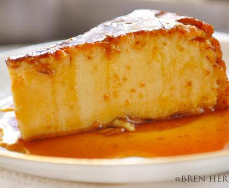 #FlanFridays: Goat Cheese w/Brandy Reduction Sauce. A Beautiful Surprise!