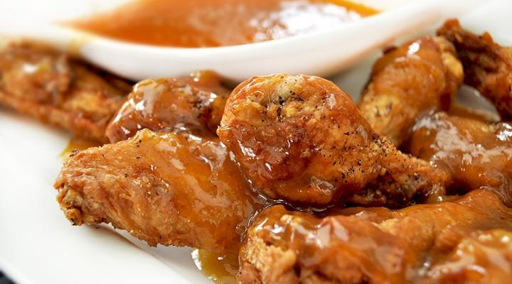 Latin & Fusion Super Bowl Food: Lemon Pepper Wings w/Mango Habanero, Sage Chili, Yuca Fries & Sour Cream & Ginger Pound Cake Recipes