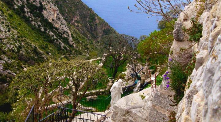 Eze, France. Overlooking the French Riviera Serves as a Teaser to a Month-long Travel Series