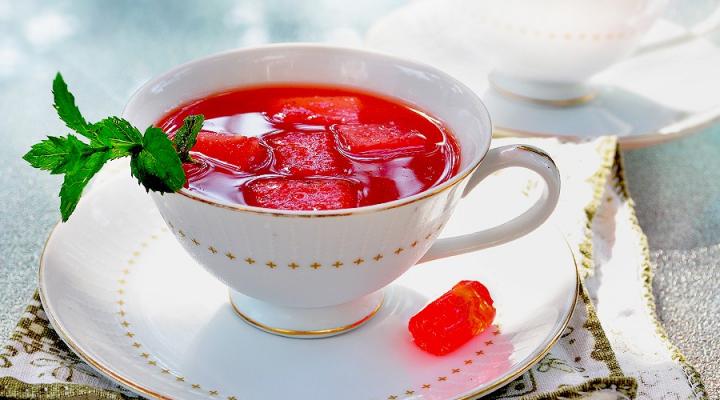 Chilled Watermelon Soup With Ginger and Jolly Ranchers