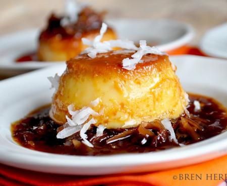 #FlanFridays: Hazelnut Nutella & Coconut Glaze {Lamington-Inspired}