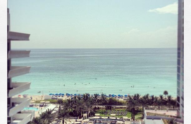 Blue in Miami {of Hotel Living for Work Travel}