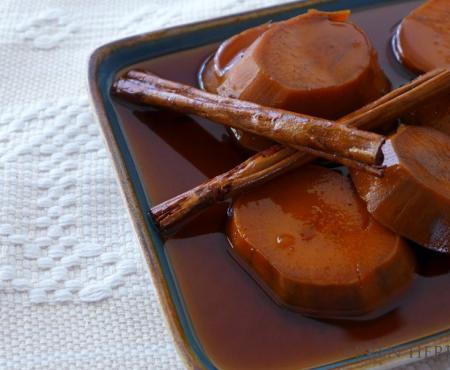 {All Around Latin America} Camotes en Almibar | Syrup Glazed Sweet Potatoes in Celebration of Hispanic Heritage Month