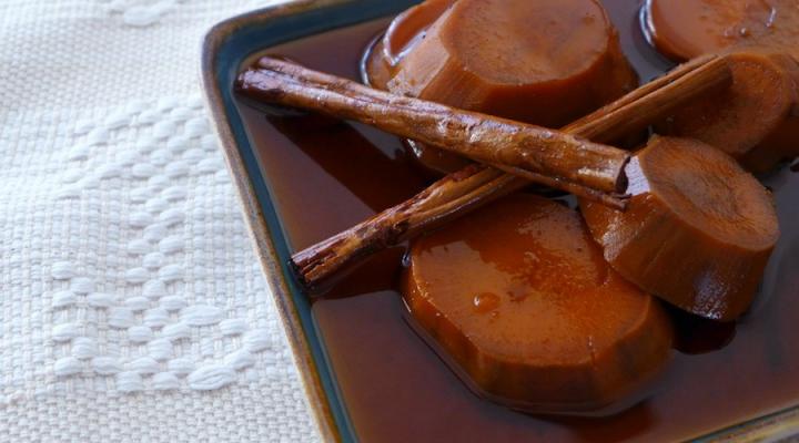 {All Around Latin America} Camotes en Almibar | Syrup Glazed Sweet Potatoes in Celebration of Hispanic Heritage Month