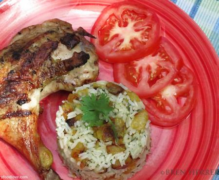 {All Around Latin America} Dominican Republic: Sweet Plantain Rice in Celebration of Hispanic Heritage Month