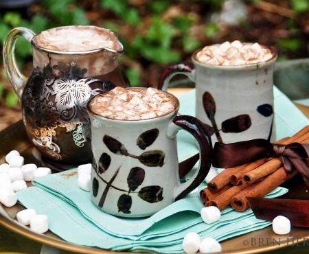 Spicy Peppermint Espresso Infused Hot Chocolate