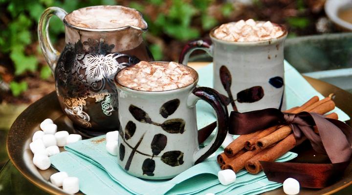 Spicy Peppermint Espresso Infused Hot Chocolate