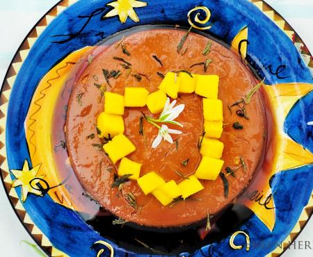 #FlanFriday: Mother’s Day Edition. A Mango & Fleur de Geisha Green Tea Infusion