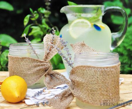Basil Lavender Lemonade Spritzer