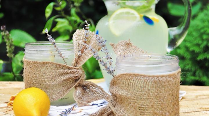 Basil Lavender Lemonade Spritzer