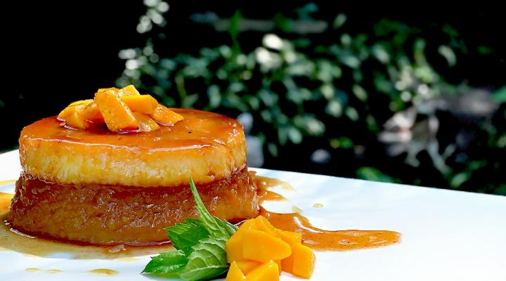 #FlanFriday: Mango Chipotle Flan Cake