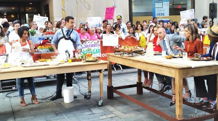 And Then I Cooked Live on the Today Show… With Carson Daly…on the Plaza