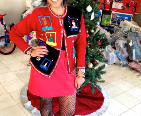Ugly Christmas Sweater Action… and Other Fabulous Christmas Cheer! {TV Segment}