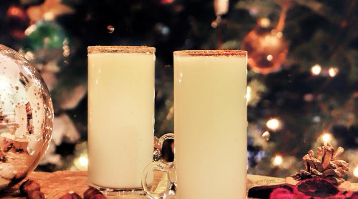Toasted Coconut & Hazelnut Coquito For the 12 Days of Christmas