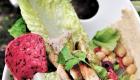 Roasted Cauliflower & Quinoa Salad with Walnut Pomegranate Dressing