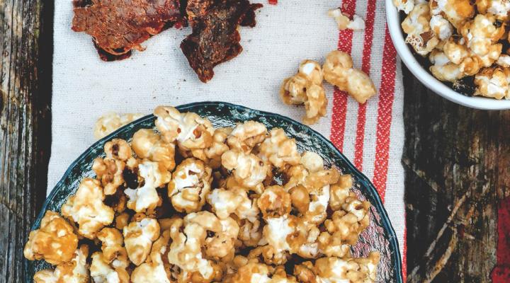 Salted Caramel Popcorn w/ Mango Habanero Jerky {and a TODAY Show Video}