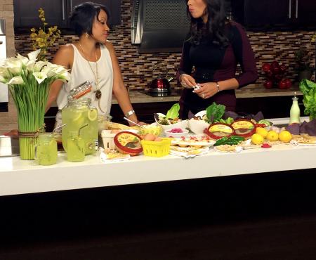 Healthy Summer Dishes With Hummus on NBC Miami 6 In the Mix