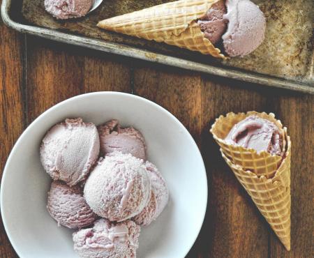 Red Wine Ice Cream {Helado de Vino Tinto}