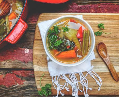 Perfect fall vegetable soup {Sopa de vegetales para el otoño}