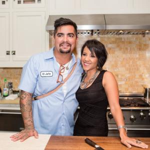 Chef Aáron Sánchez Crushes Grapes