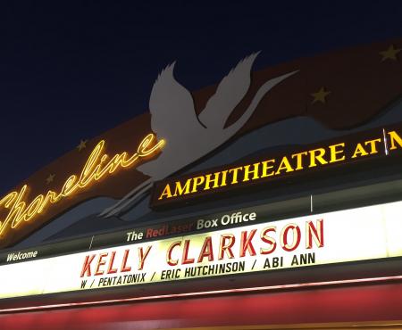 Live Nation in Mountain View, Kelly Clarkson Style