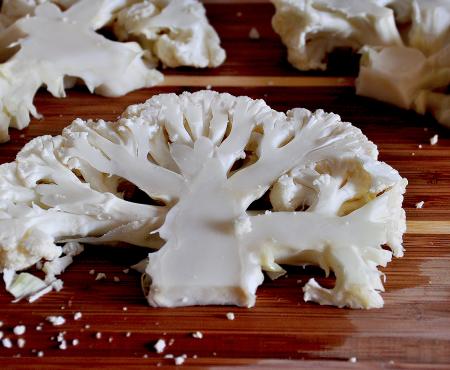 Pan Seared Cauliflower Steak & Couscous Salad {And a TV Segment}