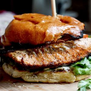 A Good Blackened Salmon Sandwich…That Could be Umami