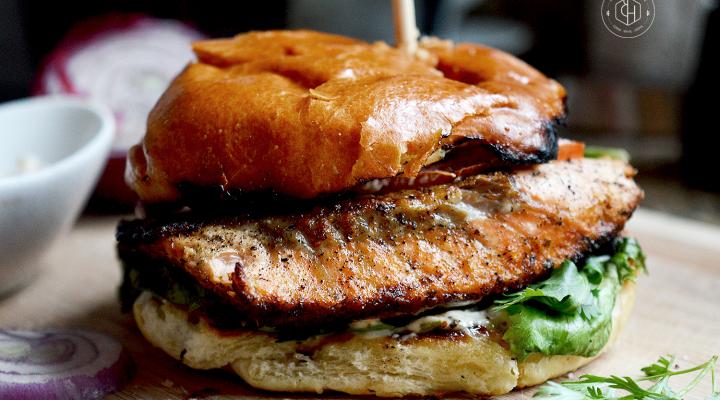 A Good Blackened Salmon Sandwich…That Could be Umami