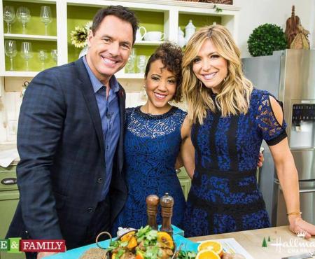 Bren Cooks Under Pressure and Celebrates the New Year on The Hallmark Channel “Home & Family”