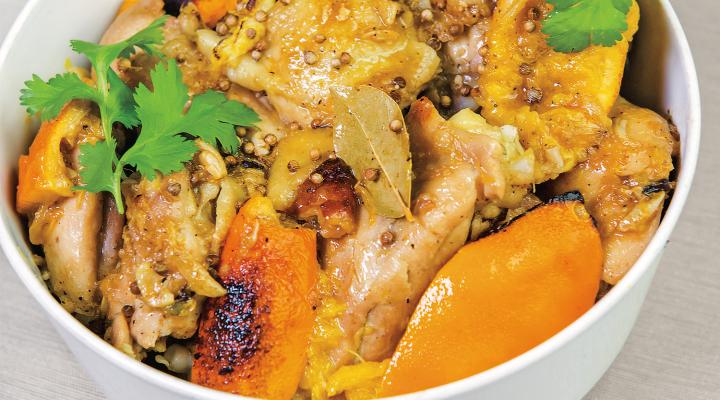 Orange-Ginger Chicken With Lotsa Flava