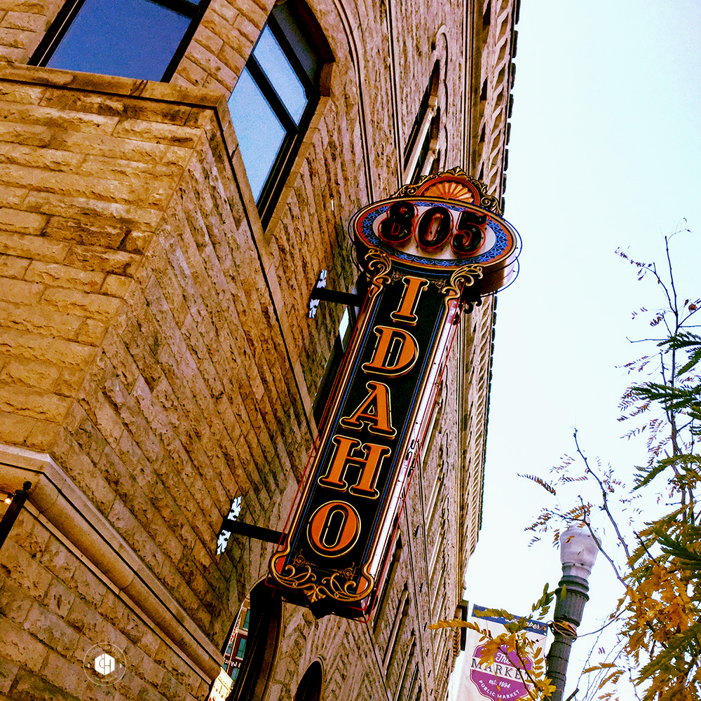 Boise Idaho Vintage Building Sign Bren Herrera