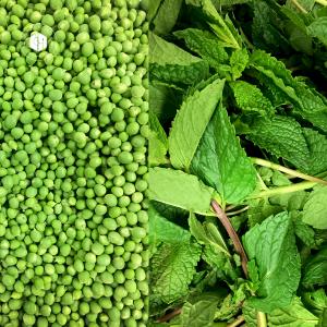Chilled Sweet English Pea & Mint Soup
